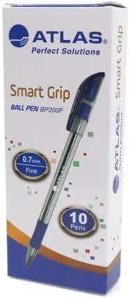 Atlas Ball Pen 0.7mm Fine  BX=10 BE Smart Grip  AS-BP200F-BE