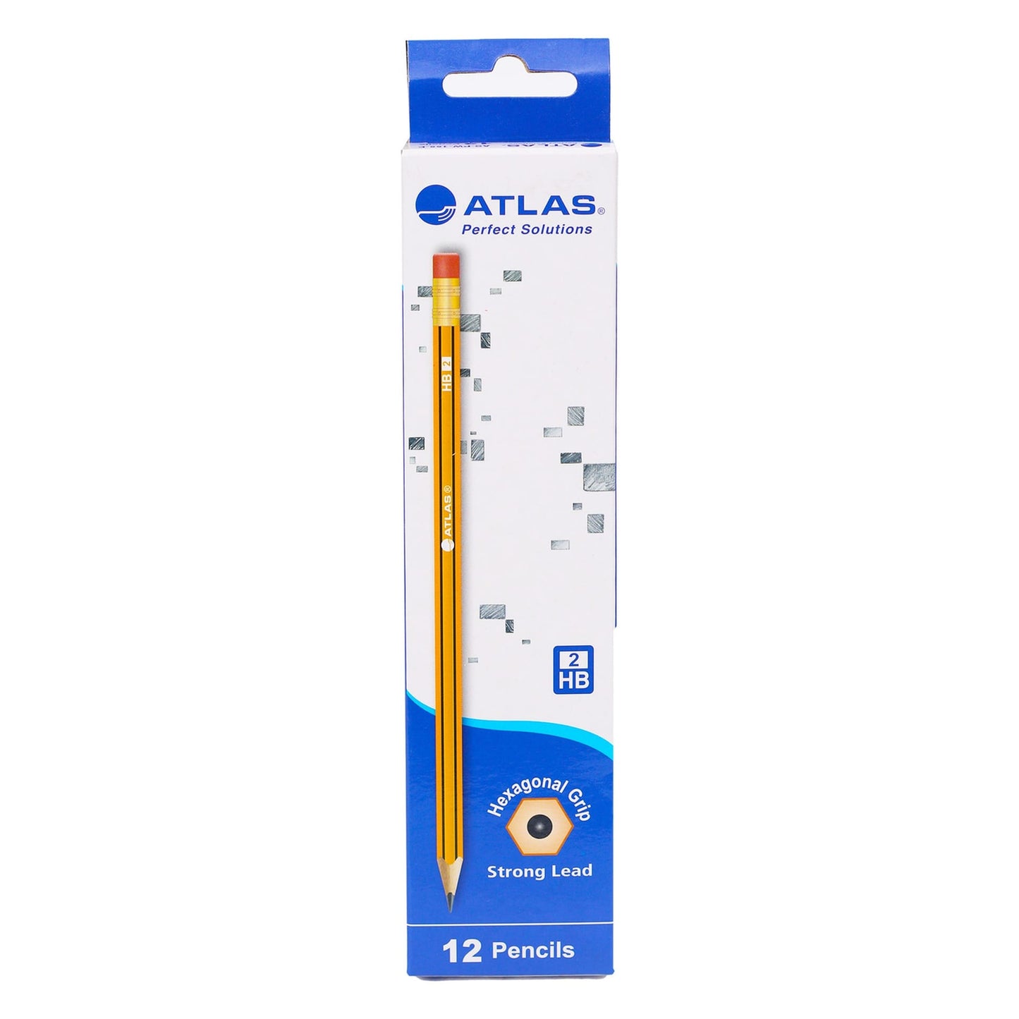 Atlas   HB Pencil YW+ER BX=12  AS-PW-155-E