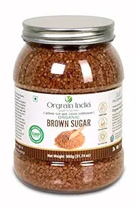 Organic cane sugar Brown 1kg ON BOttle