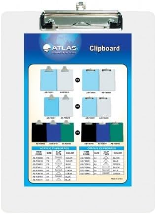 Atlas Clip Board A4 Pull type Clear 6281073455308