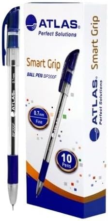 Atlas Ball Pen 0.7mm Fine  BX=10 BE Smart Grip  AS-BP200F-BE