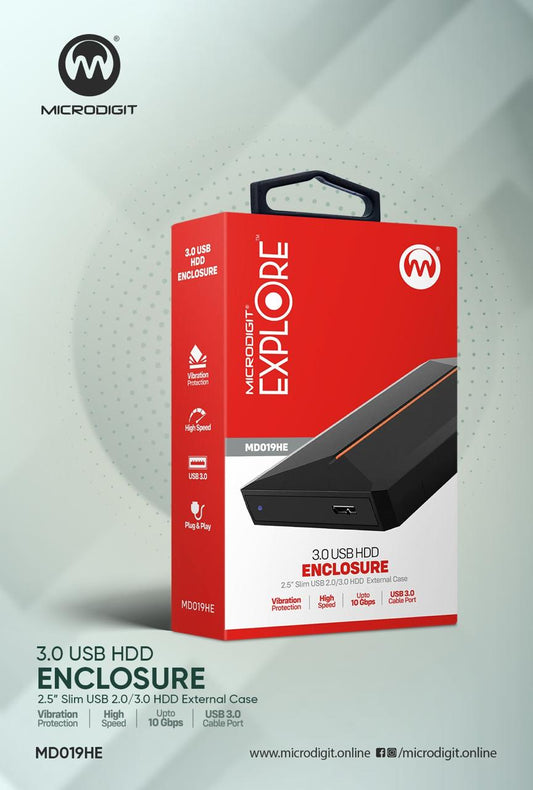 Hdd Enclosure Microdigit Md019He Explore 3.0