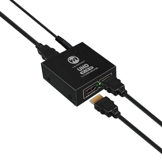 Hdmi Splitter Microdigit Md4K102 2 Port 4K