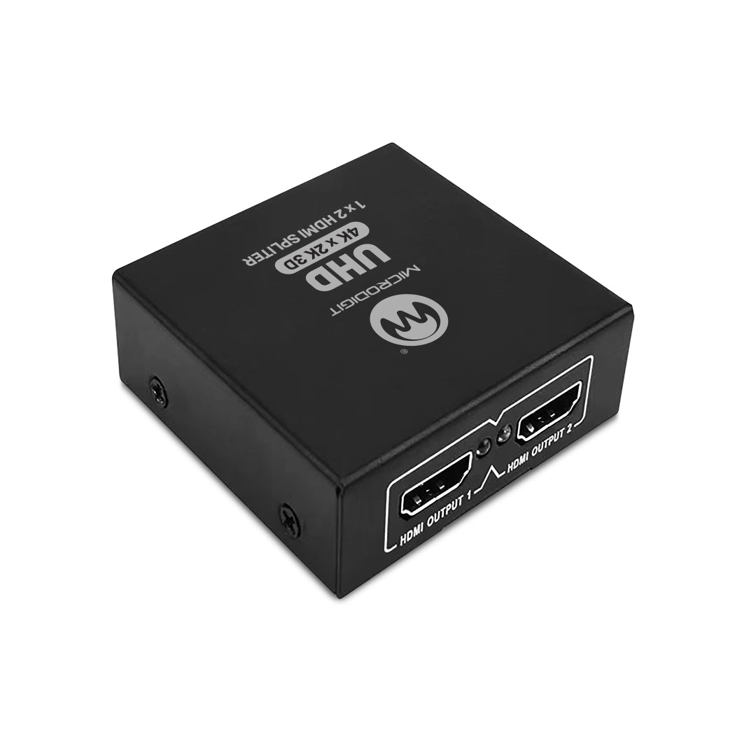 Hdmi Splitter Microdigit Md4K102 2 Port 4K