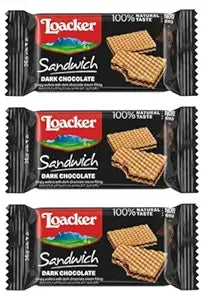 loacker sandwich dark chocolate 25gmx25pcsx1