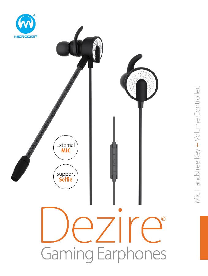 Headset Microdigit De777