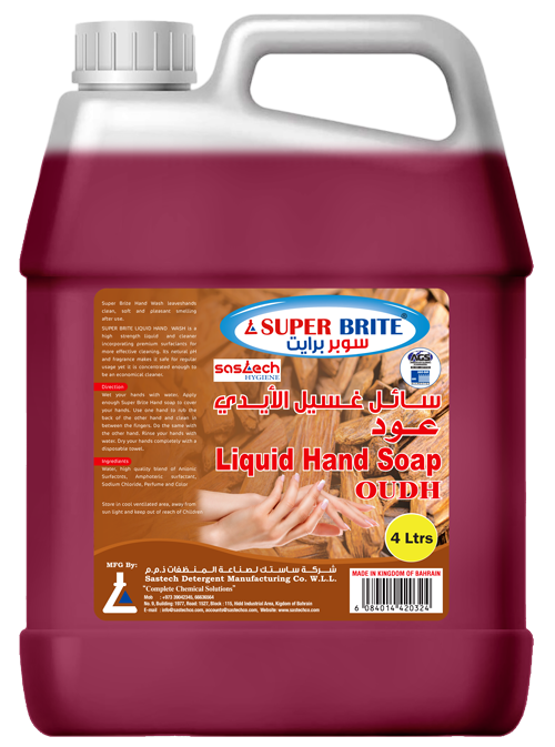 Super Brite Liquid Hand Soap Rose 4Ltrs