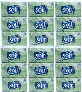 Soft Facial Tissue Pack of 3 Ply, 500SHEETS PACK OF 10