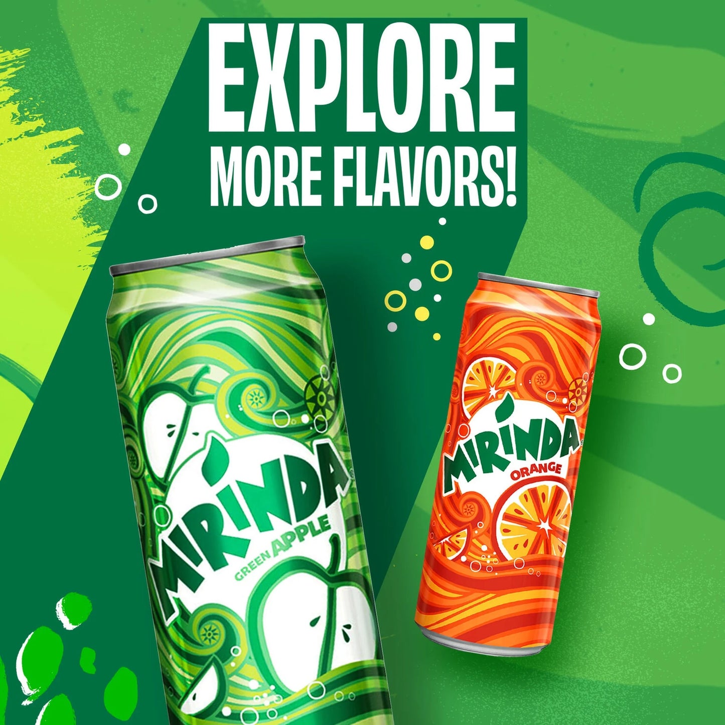 Mirinda Green Apple Can 330 ml x 6