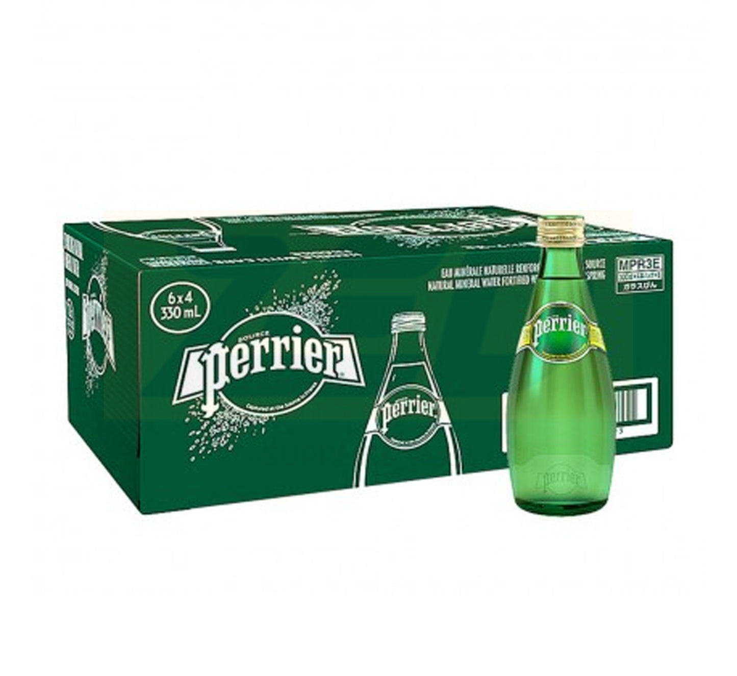 Perrier Natural Sparkling Mineral Water Regular 24 x 330 ml