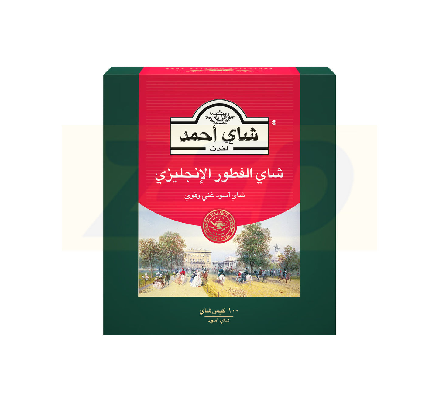 Ahmad Tea London English Breakfast Black Tea - 100 Teabag