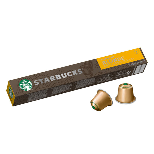 Starbucks Espresso by Nespresso Blonde Roast Coffee Capsules 10pcs