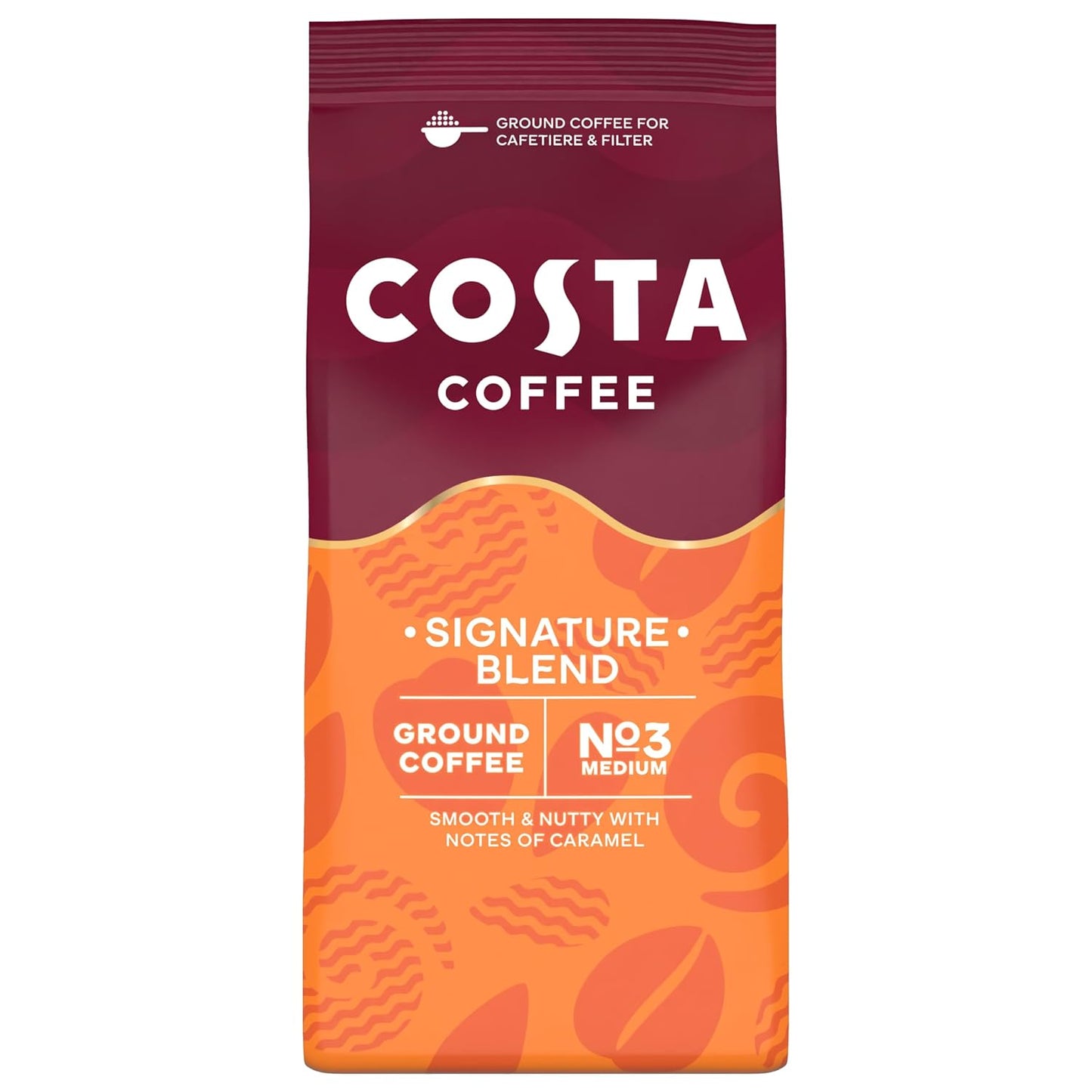 costa coffee mocha italia signature blend ground for coffee no.3 medium 200gm