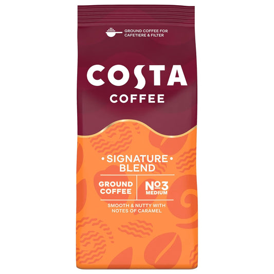 costa coffee mocha italia signature blend ground for coffee no.3 medium 200gm