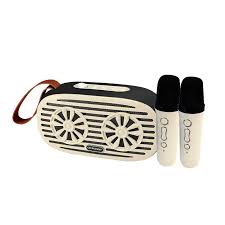 Portable Speaker Microdigit Md672Ps With 2 Wireless Mic