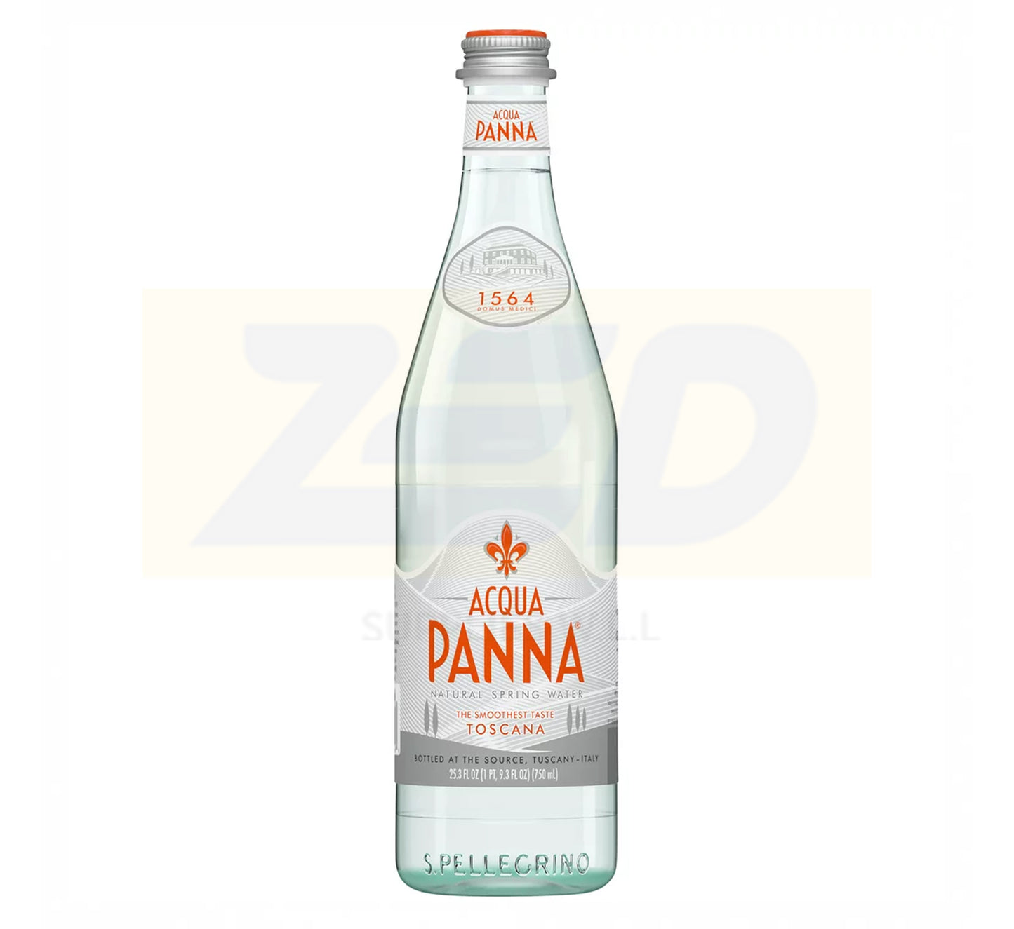 Acqua Panna Toscana Bottled Natural Mineral Water 12 x 750 ml - Glass bottle