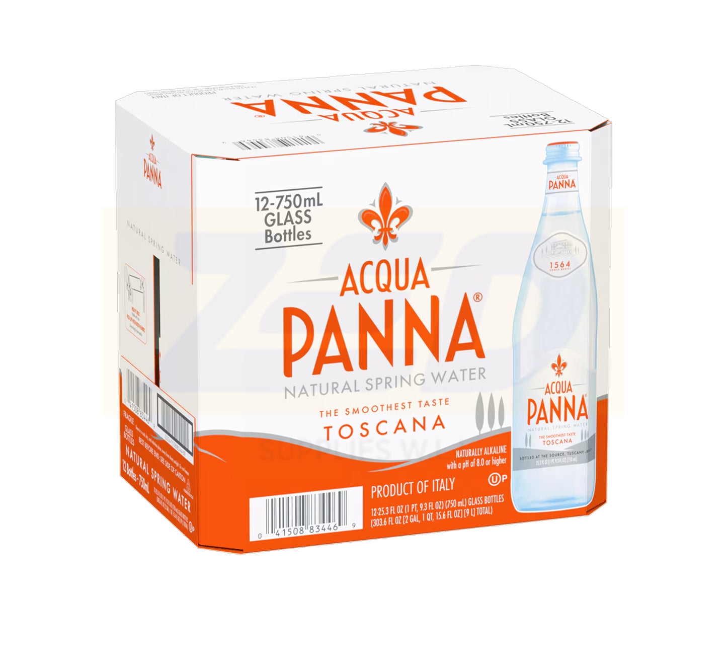 Acqua Panna Toscana Bottled Natural Mineral Water 12 x 750 ml - Glass bottle