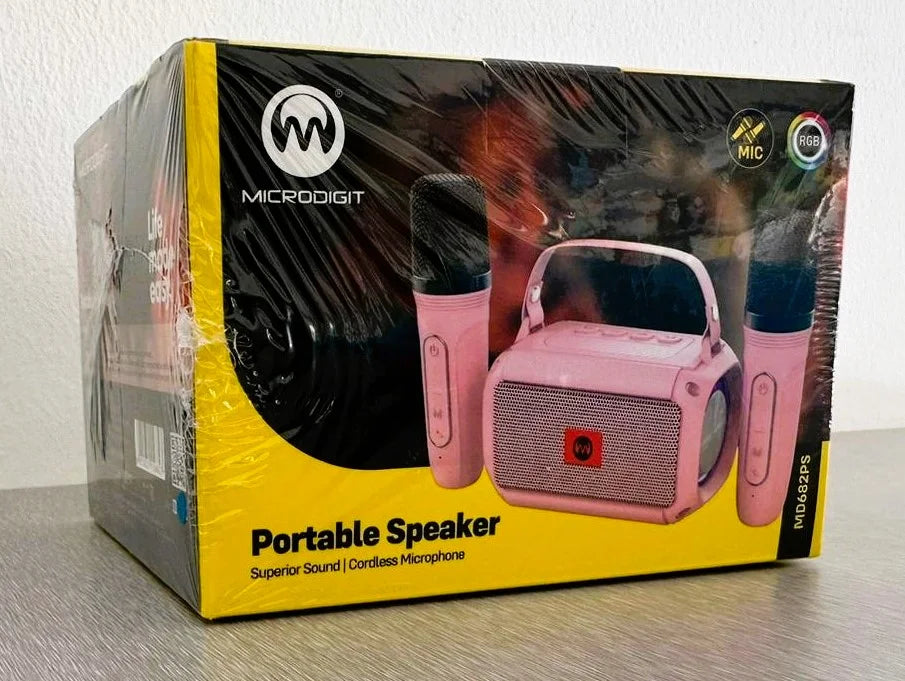 Portable Speaker Microdigit Md682Ps With Single mic