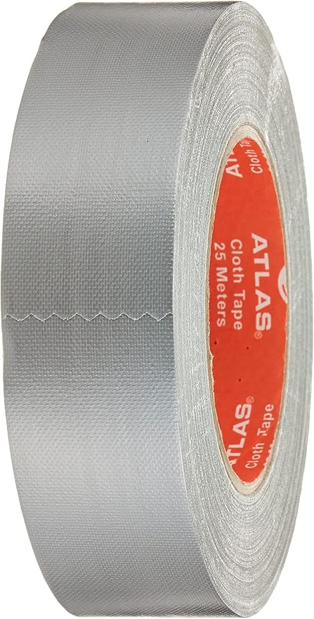 Atlas Cloth Tape 1½"x25m (38mm) Slvr  AS-BTC1525-SR