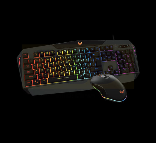 MEETION MT-C510 Backlit Rainbow Gaming Keyboard and Mouse Combo