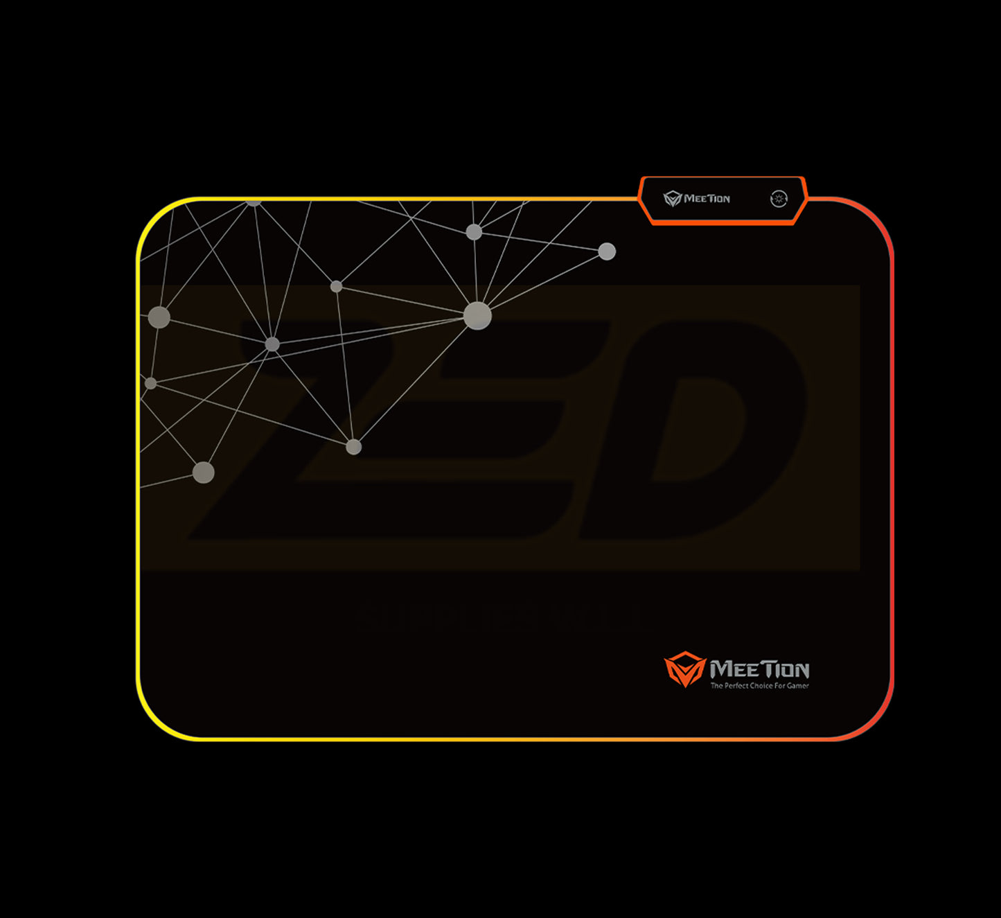 Meetion MT-PD120 Rubber Led RGB Gaming Mouse Pad