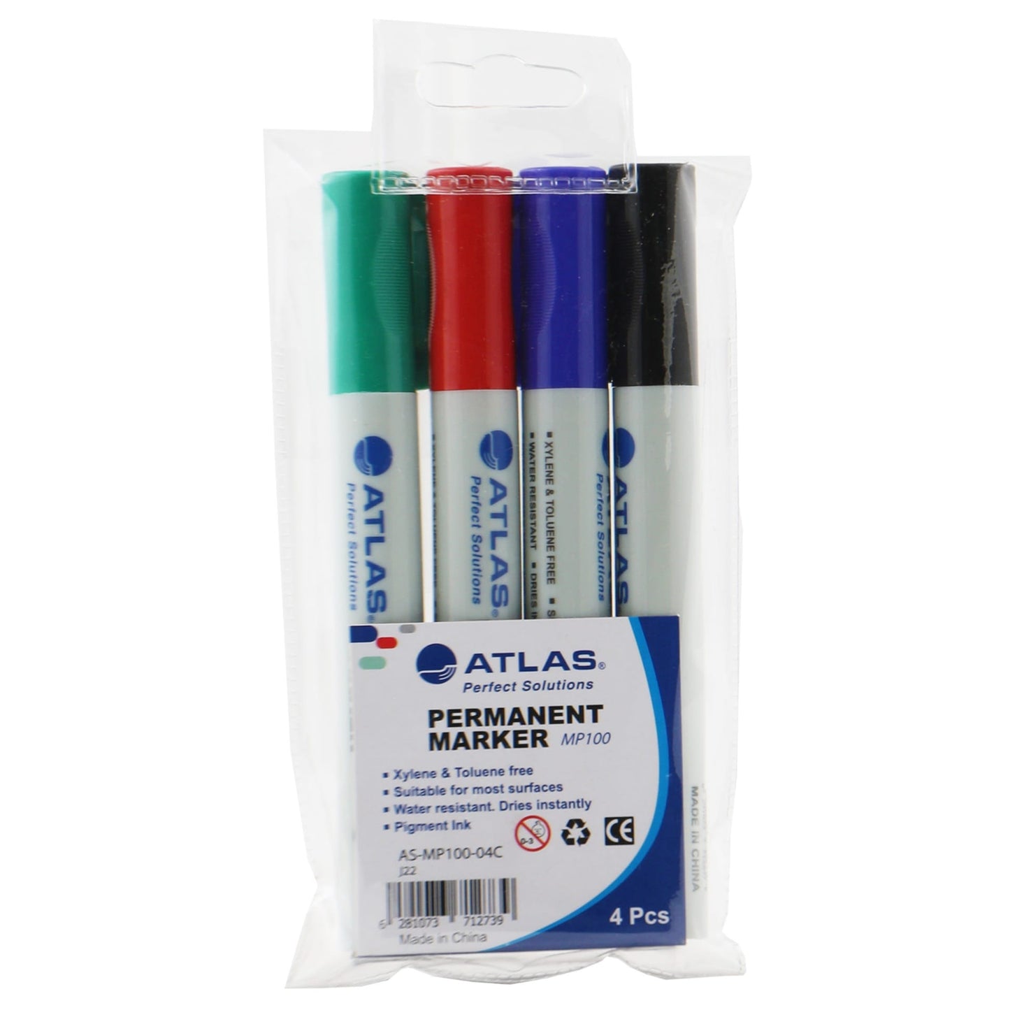 Atlas Permanent Marker Bullet PAC=04EA 6281073712739