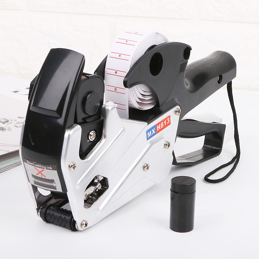 MX-H813 A-line 8 Digits Price Tag Gun Labeler Labeller Label Paper