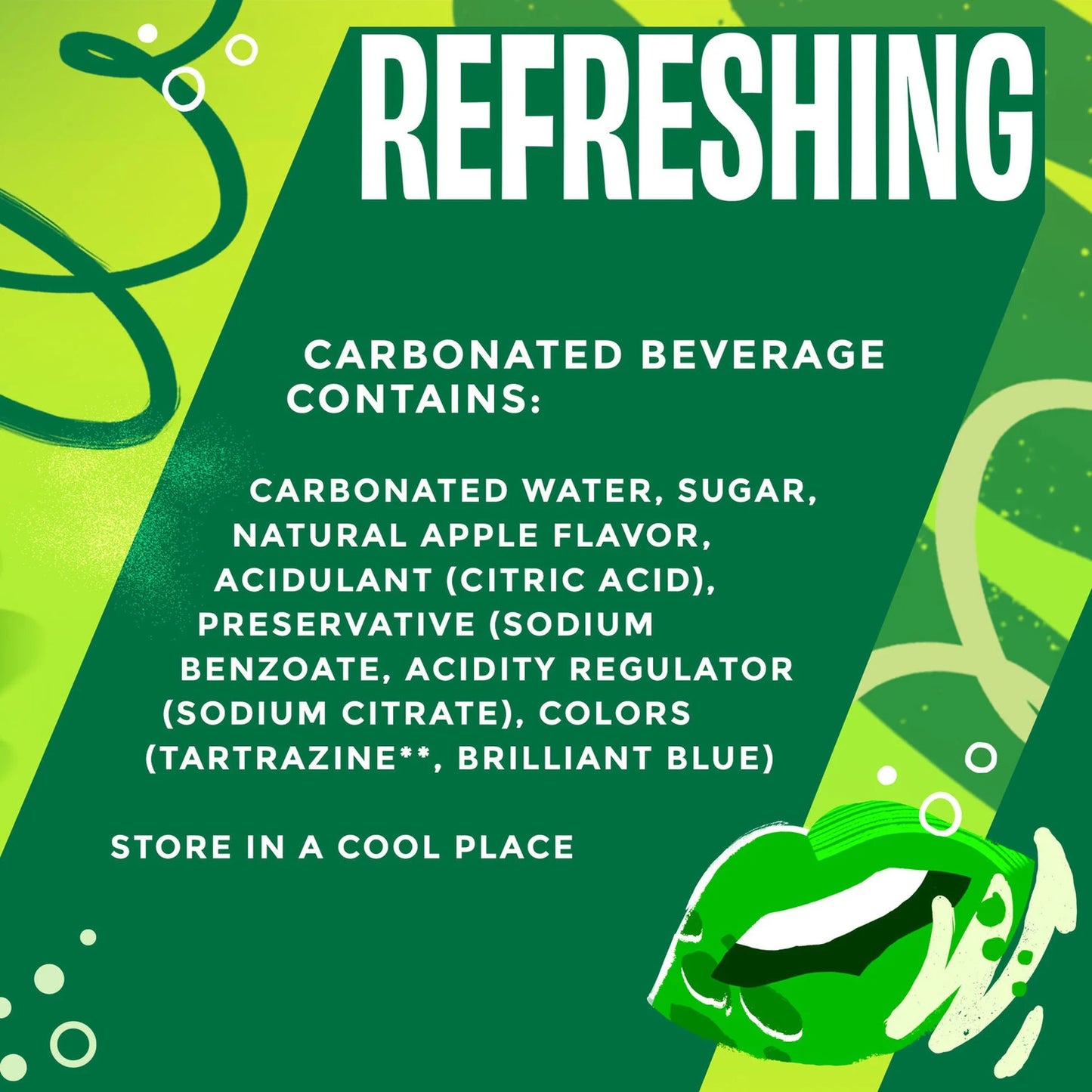 Mirinda Green Apple Can 330 ml x 6