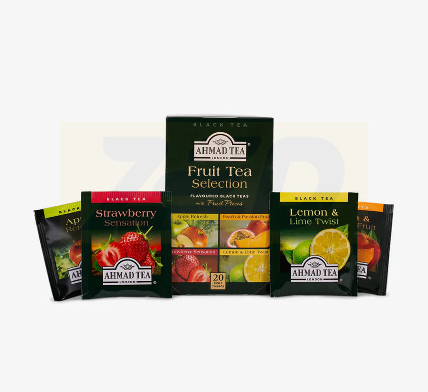 Ahmad Tea Fruit Selection - 20 Foil Teabags x 6 Box