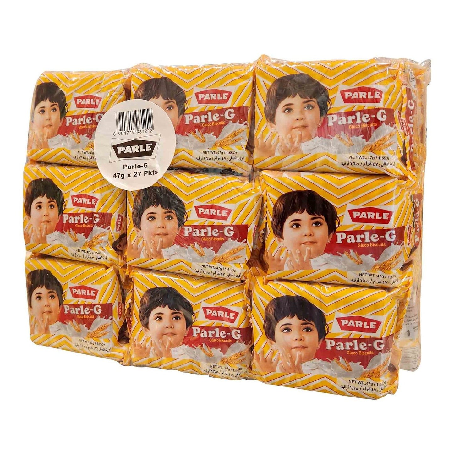 PARLE BUISCUITS GLUCOSE 27PK 47GM