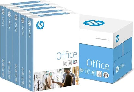 HP Office A4 80gsm Plain White Printer Copy Paper - 5 Reams - (2500 Sheets) - CHP110