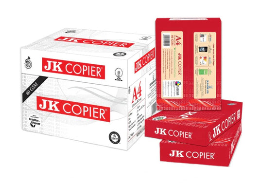 JK Copier A4 Photocopy Paper 80gsm x 500 Sheets x 5 Reams Per Box