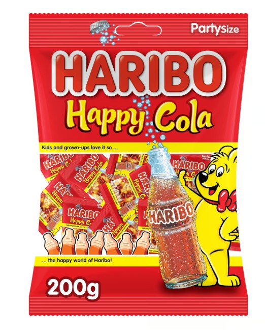 Haribo Happy Jelly Cola Party 200gm