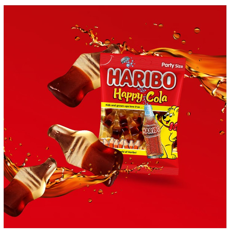 Haribo Happy Jelly Cola Party 200gm
