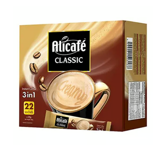 Alicafe Classic 3 In 1 Regular Coffee 22 x 20g