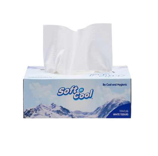 Soft N Cool Facial Tissue 200 Sheets X 2 Ply X 6 BOX (Copy)