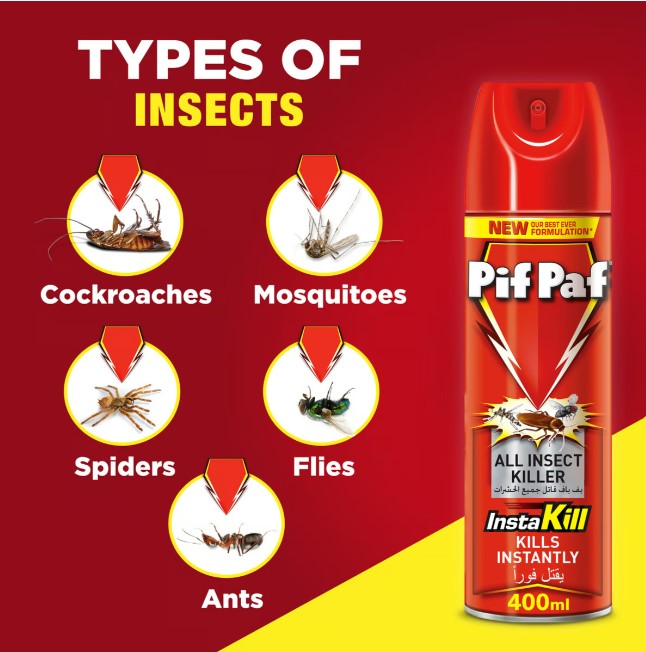 Pifpaf Mosquito And Fly Insects Killer Spray 400ml