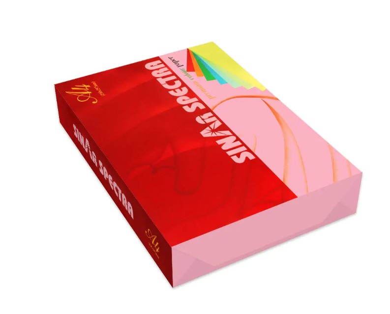 A4 COLOUR PHOTOCOPY PAPER   80GSM SINAR SPECTRA PKT OF 500