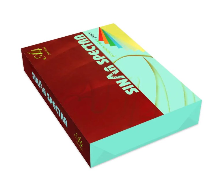 A4 COLOUR PHOTOCOPY PAPER   80GSM SINAR SPECTRA PKT OF 500