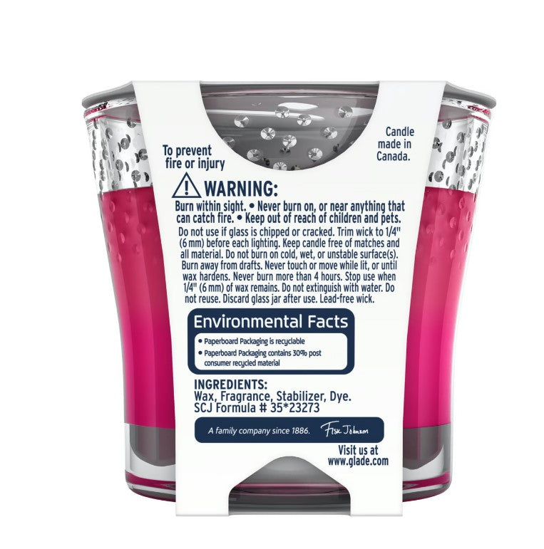 Glade Scented Candle Radiant Fresh Berries 96.3 g
