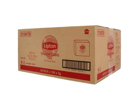 Lipton Yellow Label Black Tea 100 S X36