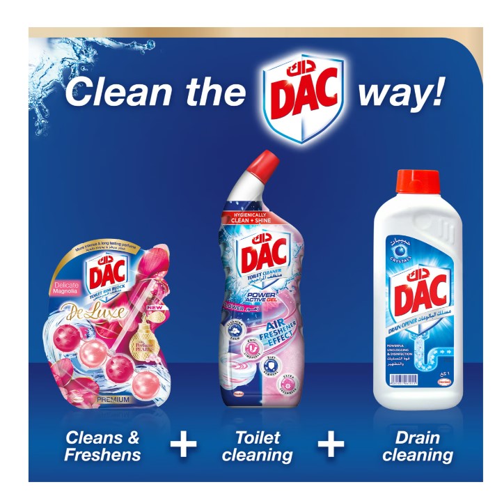 Dac Clean and Fresh Toilet Rim Block Lemon 50 g