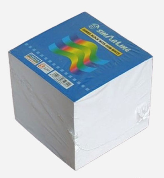 Sinarline Paper Cube  without Gum 9x9x9cm