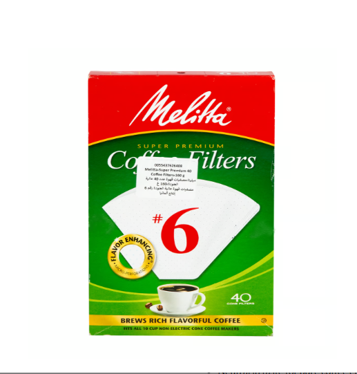 Melitta Original Coffee Filters 1x6 40pcs