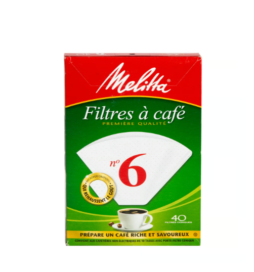 Melitta Original Coffee Filters 1x6 40pcs