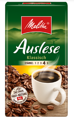 Melitta Auslese Classic Coffee 250gm