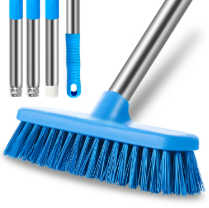 Kleenex Floor Brush With Long Handle Metal Handle thred