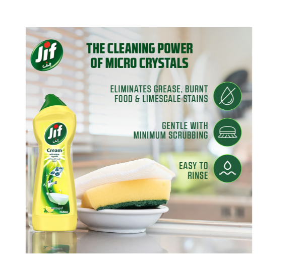 Jif Cream Cleaner Lemon 750 ml