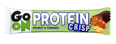 GO ON Protein Crisp Bar w/ Peanuts&Carmel 50 X 24