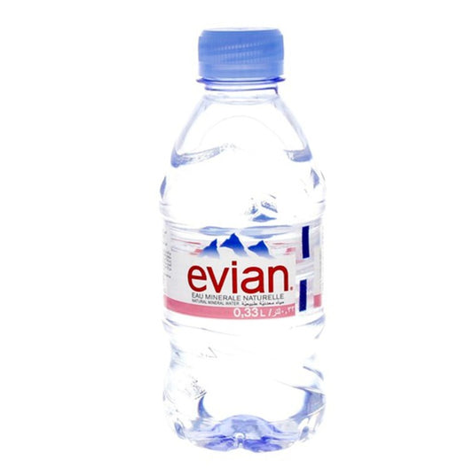 Evian Natural Mineral Water 6 x 330 ml